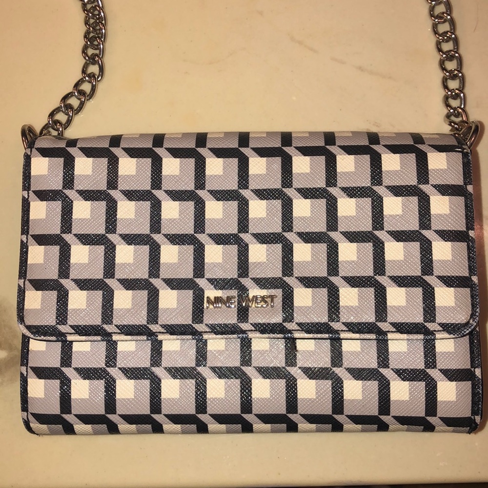 Nine West checkered crossbody